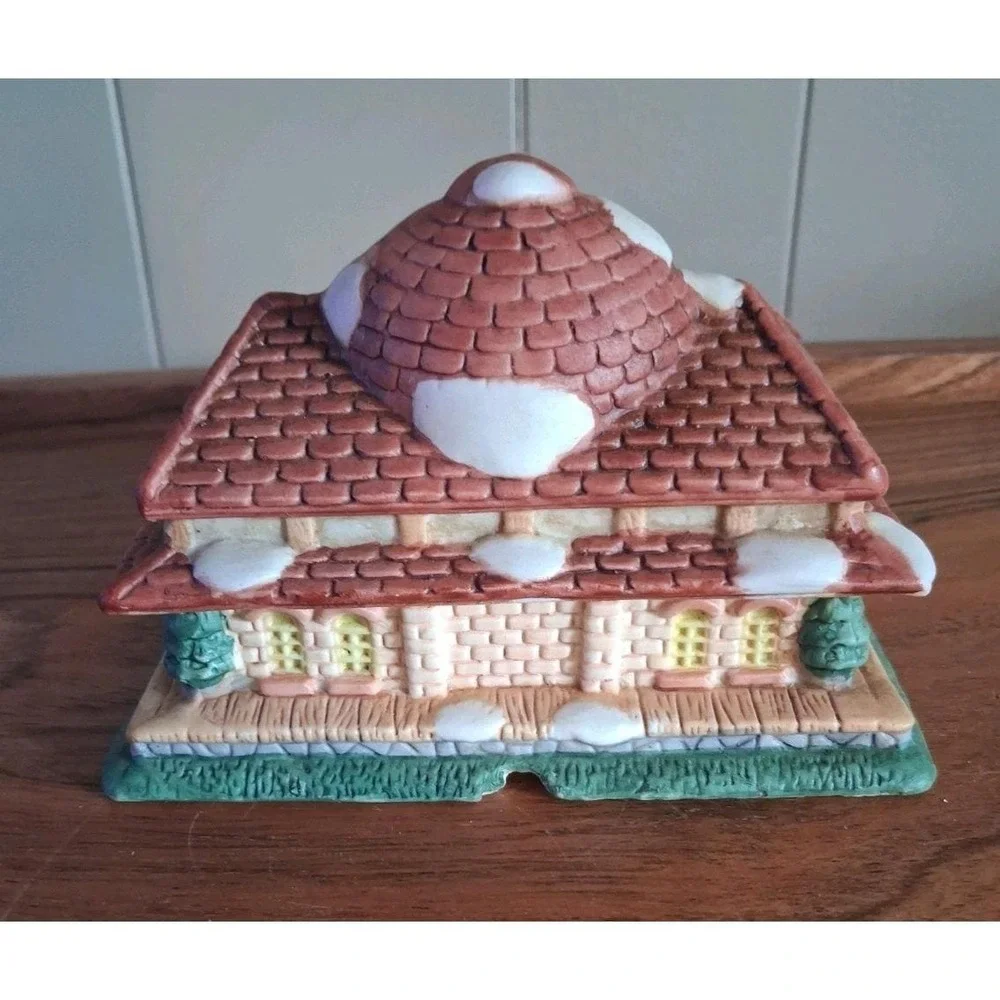 Vtg 1993 Santa's Best Spirit Of America Christmas Replacement Train Station